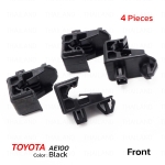 พลาสติก ตั้งไฟหน้า 4 ตัว สีดำ สำหรับ Toyota Corolla AE100 Sedan ปี 1992-1996